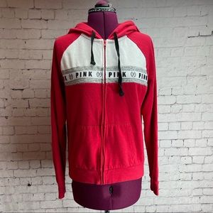 COPY - Pink by Victoria’s Secret red hoodie size medium